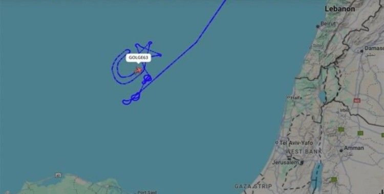 Ateşkes sonrası Akdeniz'de dikkat çeken 'Ay-Yıldız' görüntüsü