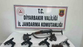 Diyarbakır’da silah kaçakçılığı operasyonu