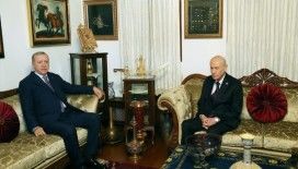 Cumhurbaşkanı Erdoğan, MHP Genel Başkanı Bahçeli ile görüştü