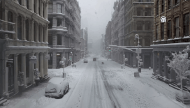 ABD'de Bomba Siklon etkili oluyor: New York hayalet kente döndü, 40 milyon kar fırtınası altında