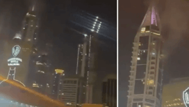 İran, Dubai Marina Kulesi'ni vurdu