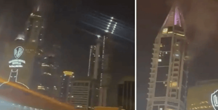 İran, Dubai Marina Kulesi'ni vurdu