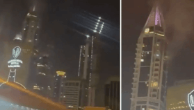 İran, Dubai Marina Kulesi'ni vurdu