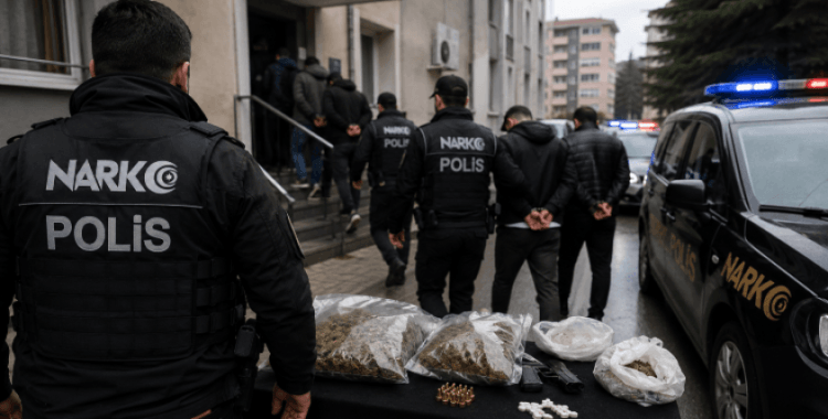 Kayseri merkezli uyuşturucu operasyonu: 221 şüpheli yakalandı