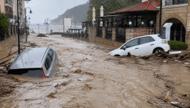 Bulgaristan'ın Karadeniz kıyısında şiddetli yağış sele yol açtı
