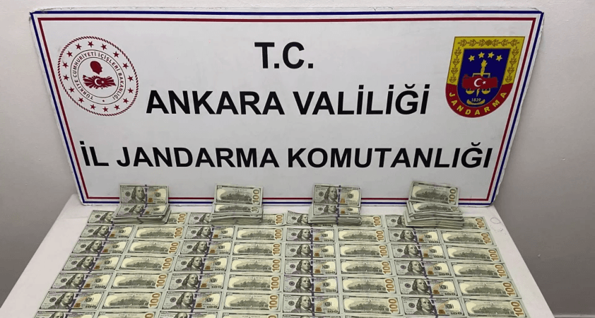 Ankara'da dev sahte para operasyonu: 80 bin dolar ele geçirildi