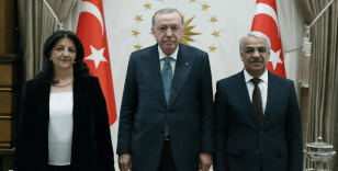 Cumhurbaşkanı Erdoğan, DEM Parti Heyeti arasında görüşme başladı