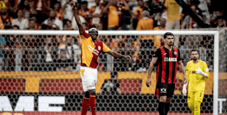Galatasaray lige puan kaybıyla başladı