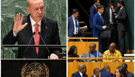 Cumhurbaşkanı Erdoğan'ın BM konuşması sırasında İsrail temsilcisi salondan ayrıldı
