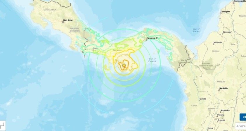 Panama'da şiddetli deprem: Tsunami uyarısı kaldırıldı