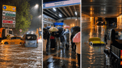 İstanbul'da sel: 1 ölü, 6 bin 937 ihbar, 242 kilo yağış